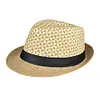 Gioiacombo&trade; Cappello di paglia parasole da esterno da uomo di mezza et&agrave; e anziani in lino