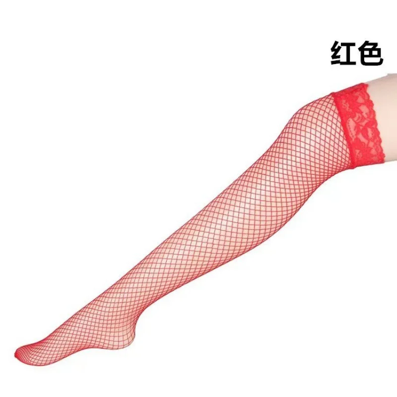 Churchf Night Swearing Lingerie Women Sexy Open-File Stockings Hollow Garters Lace Stockings Fishing Netting Socks Women A1