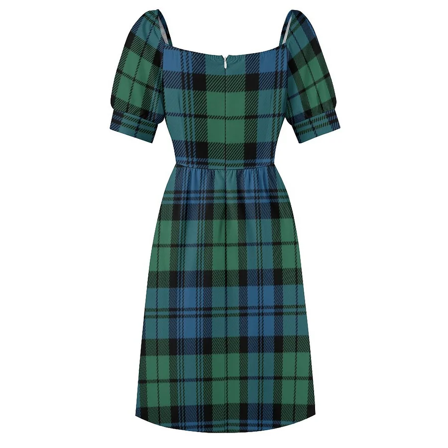 slim fit dress slacks Kensington Green Plaid Mini Dress | Women's Holiday Dress