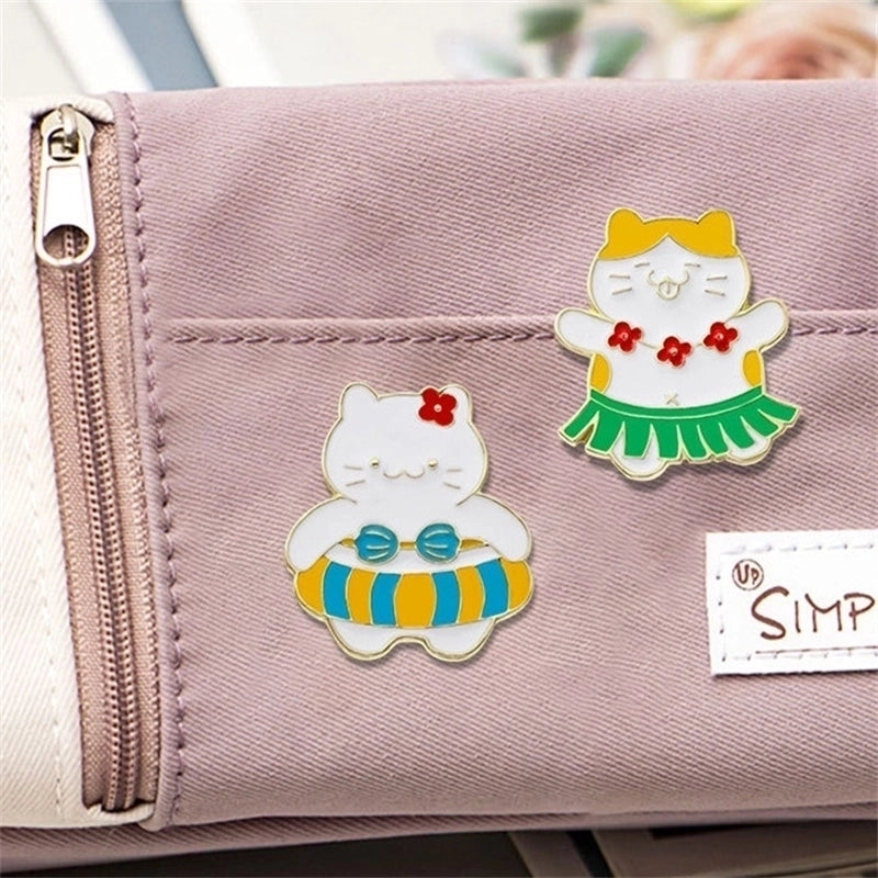 Cartoon Style Cute Animal Alloy Stoving Varnish Plating Unisex Brooches