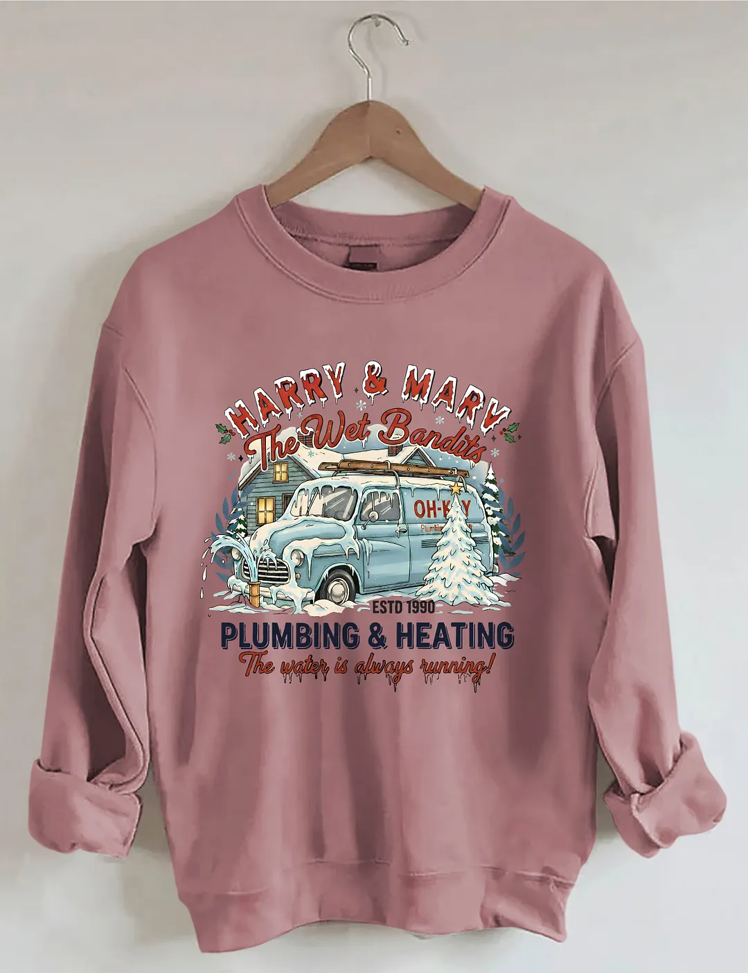 Happy & Mary The Wet Bandits Christmas Sweatshirt