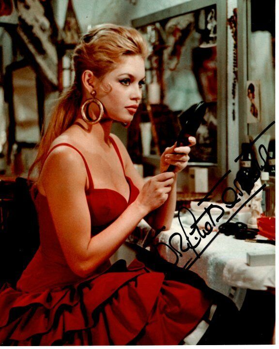 BRIGITTE BARDOT signed autographed 8x10 Photo Poster painting