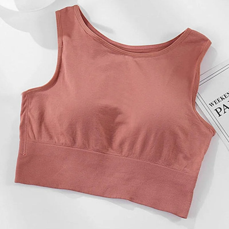 Tank Crop Tops for Girls Female Camisole Fashion Solid Color Lounge Underwear for Women Lingerie Femme Push Up BodyShaper