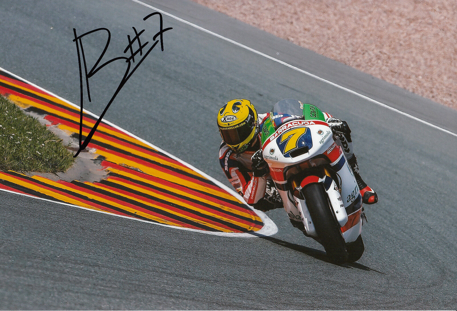 Lorenzo Baldassarri Hand Signed Gresini Suter 12x8 Photo Poster painting 2014 Moto2 4.