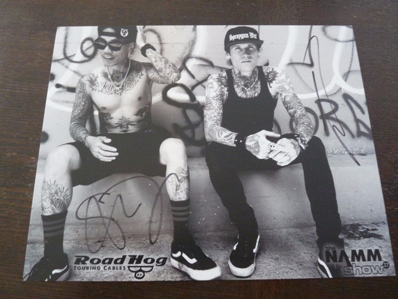 Buckcherry Josh & Stevie Signed Autographed 8.5x11 Photo Poster paintings PSA Guarantee NAMM #2