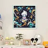 (Counted/Stamped)Disney Villain-Ursula-11CT Cross Stitch 45*45cm/17.72*17.72in