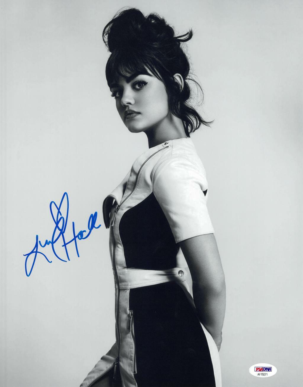 Lucy Hale Signed Authentic Autographed 11x14 B/W Photo Poster painting PSA/DNA #AF79271