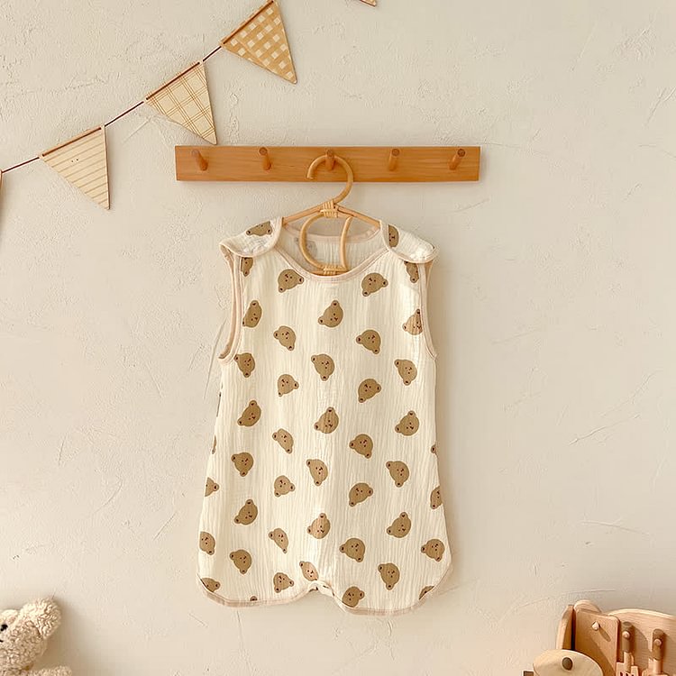 Baby Animal Sleeveless Sleeping Bag