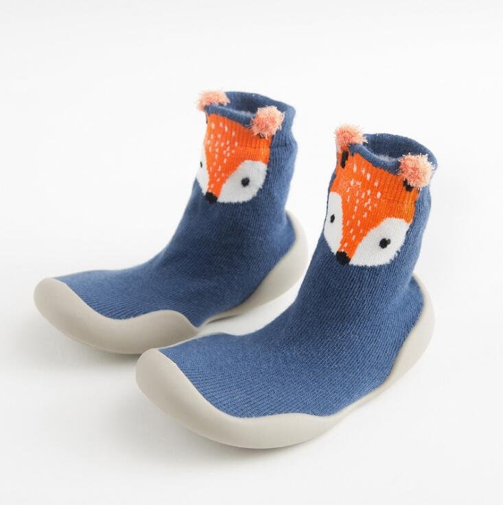 Baby Toddler Shoes Baby  Shoes Non-slip Fox Tiger  Thickening Shoes Sock Floor Shoes Foot Socks Animal Style Tz05