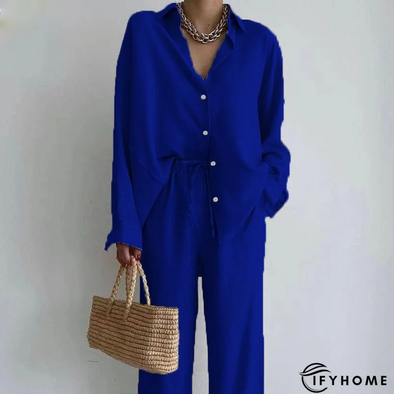 Simple Crew Neck Long Sleeve Sweater | IFYHOME