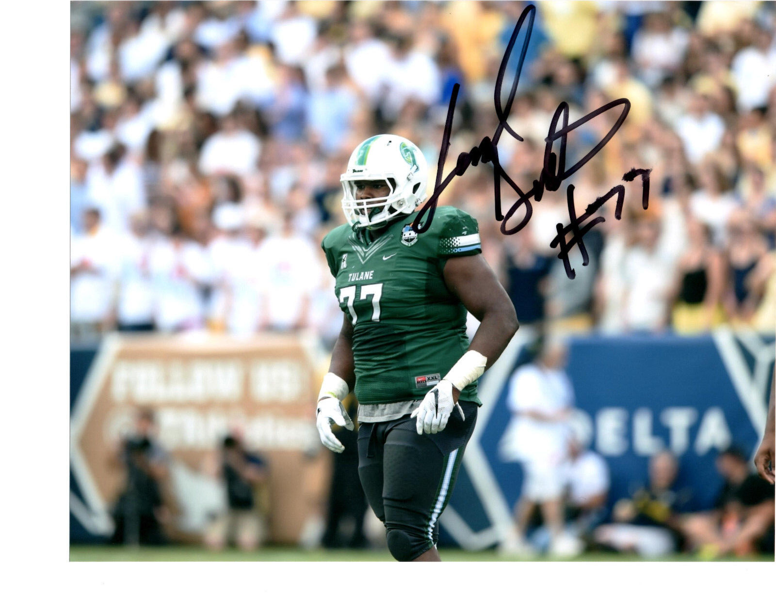 Tanzel Smart signed autographed 8x10 football Photo Poster painting Tulane 2017 Draft