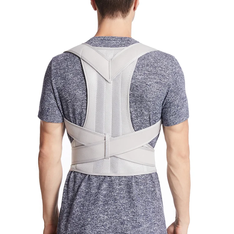 Posture Back Brace Posture Corrector With Shoulder Harness Provides Support for Better Posture