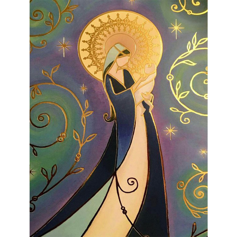 

30*40CM - Round Drill Diamond Painting - Virgin, 501 Original