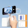 Mobile Phone Folding Selfie Stick 360° Rotatable Mobile Phone Holder Handheld Anti-Shake Stabilizer Portable Bluetooth Photo Travel Video Vlog Shooting Stand