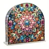 Diamond Painting Acrylic Mandala Flower Paper Towel Storage Rack Decor