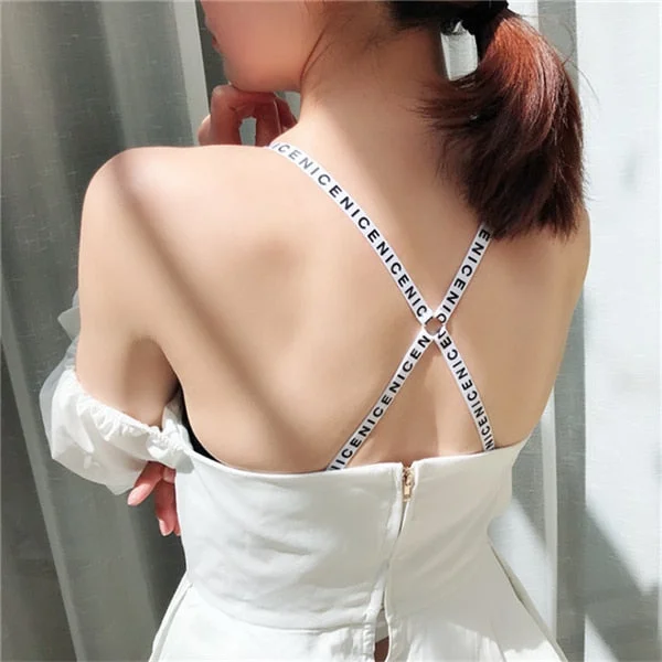 Adjustable Bras Straps Sexy Brassiere Invisiable Lenceria Straps Beauty Back Letters Shoulder Strap Underwear Bra Accessories