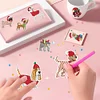 4pcs Christmas Dogs DIY Diamond Painting Stickers