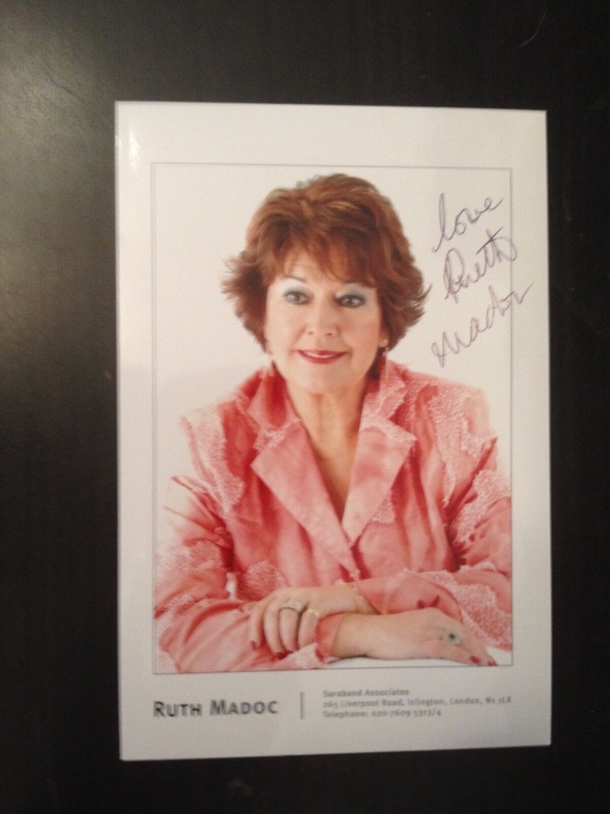 RUTH MADOC - HI DE HI COMEDY ACTRESS - EXCELLENT SIGNED COLOUR Photo Poster painting