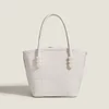 Stylish Rhombus Cream White Women's Shoulder Bag
