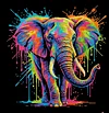 (Multi-Style)Colorful Neon Animals Collection-14CT Stamped/Counted Cross Stitch 30*30cm