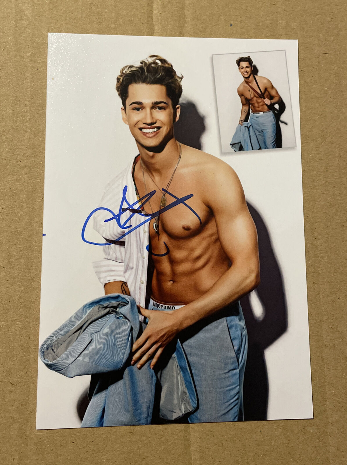 STRICTLY COME DANCING AJ PRITCHARD SIGNED 6x4 Autograph Photo Poster painting Dancer Hollyoaks