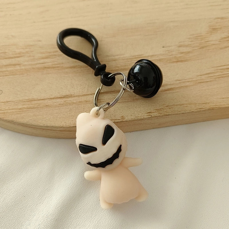 Cartoon Style Cool Style Pumpkin Bat Ghost Silica Gel Halloween Women’s Bag Pendant Keychain