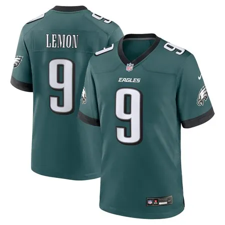 Men's Philadelphia Eagles #9 Makai Lemon Green 2026 NFL Draft Game Jersey