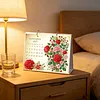 DIY 2027 Diamond Painting Calendar Art Kit Paper Desk Calendar Desktop Decoration Craft Kit