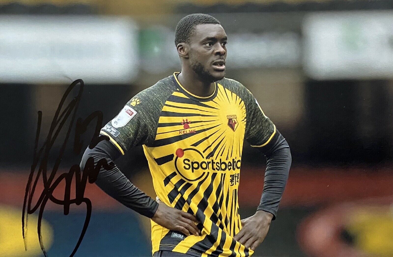 Ken Sema Genuine Hand Signed Watford 6X4 Photo Poster painting 3