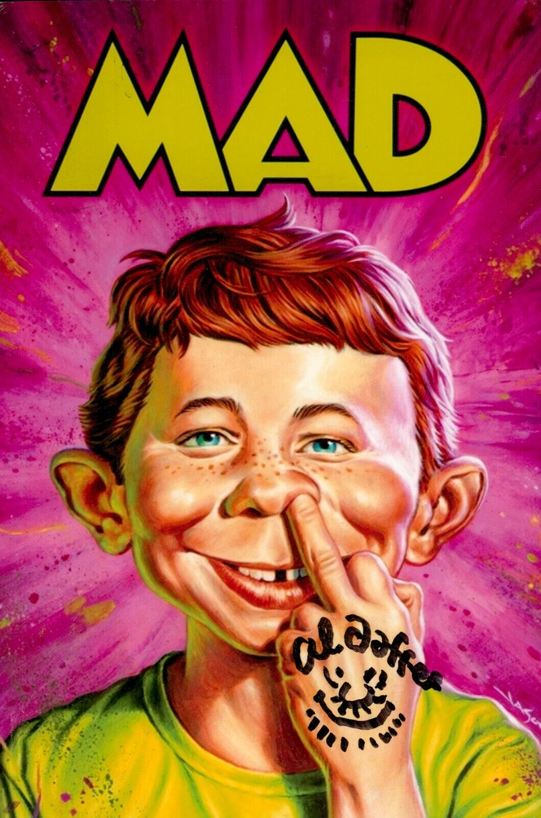 Al Jaffee Signed 6x4 Photo Poster painting MAD Magazine Cartoonist Autograph Memorabilia + COA