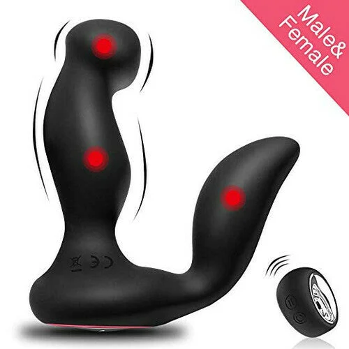 3 Speeding & 4 Vibrating Remote Controlled  Male Vibrating Prostate Massager