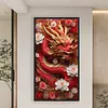 Dragon And Flower-11CT Stamped Cross Stitch 40*70cm/15.75*27.56in(Big Size) tapestrymarket