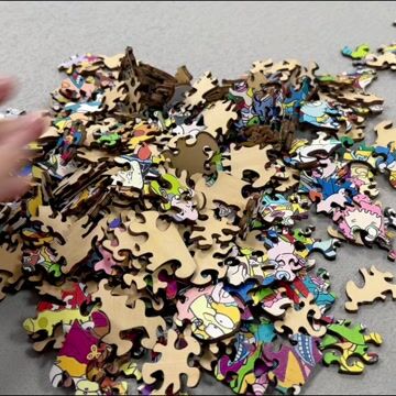 SpongeBob SquarePants Wooden Jigsaw Puzzle