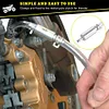 Car Motorcycle Clutch Brake Bleeder Hose One Way Valve Tube Bleeding Tool Kit