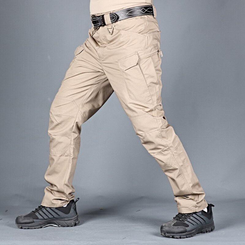 Mens Military Tactical Pants City Outdoor Multi Pockets Cargo Pants Army Waterproof Quick Dry Plus Size Men Combat Camo Trousers
