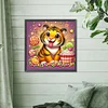 Diamond Painting-DIY Full Round Drill Dessert and Tiger