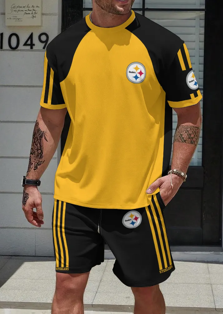 Pittsburgh Steelers Limited Edition Top And Shorts Two-Piece Suits