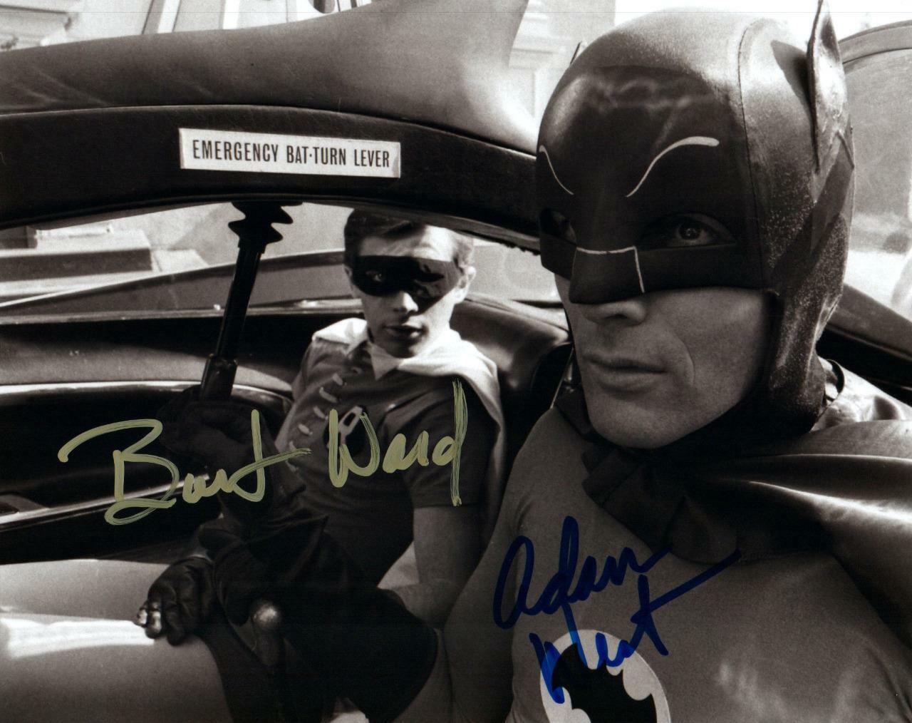 Adam West Burt Ward signed 8x10 Picture autographed Photo Poster painting Nice Photo Poster painting with COA