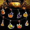 10pcs Halloween DIY Diamond Painting Pendant Full Drill Mosaic Ornament Kit