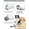 Electric Dog Nail Grinder Rechargeable Pet Nail Trimmer 2-Speed Cat Nail Grinder