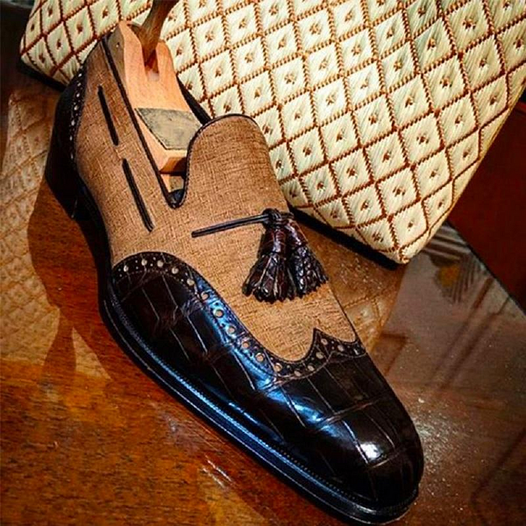 New Trend Brogue Tassel Loafers