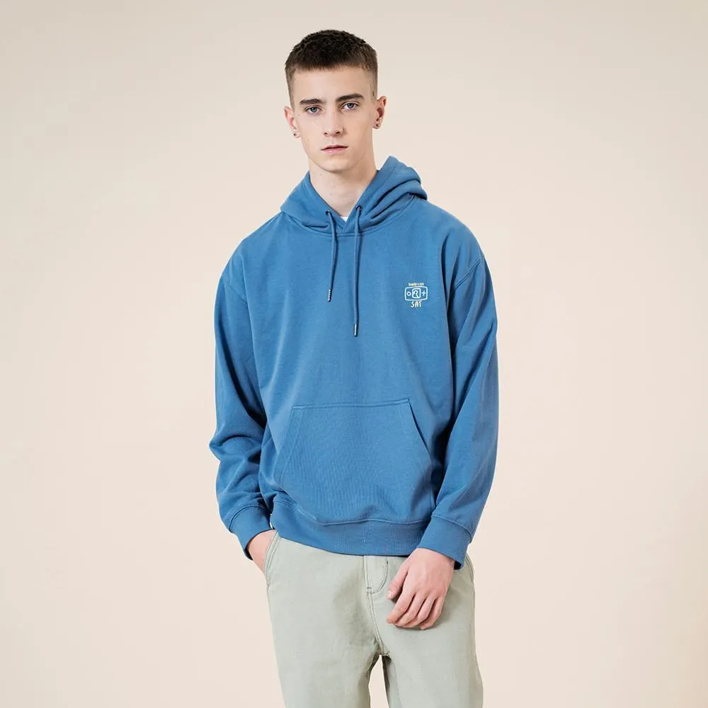 SIMWOOD 2021 100% Cotton Hoodies Men Logo Print Comfortable Plus Size Hooded Sweatshirts High Quality Tracksuits SJ171086