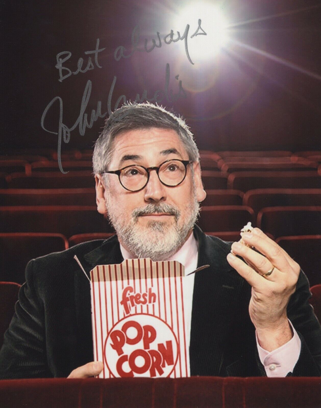 JOHN LANDIS SIGNED AUTOGRAPH 8X10 Photo Poster painting