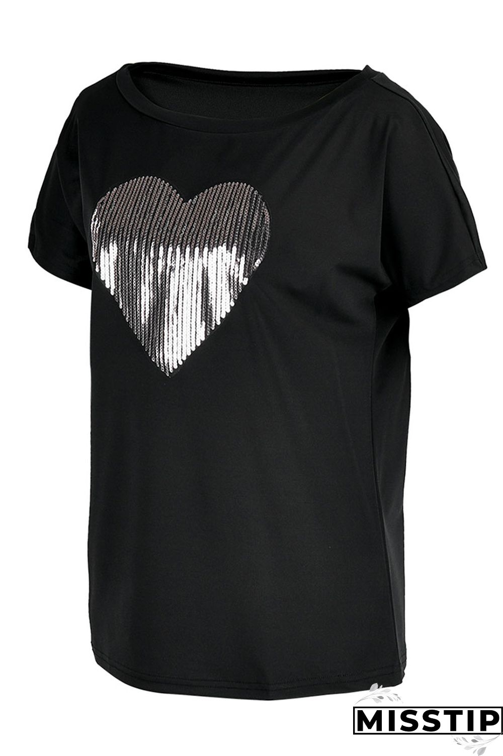 White Red Casual Print Bronzing Patchwork O Neck T-Shirts