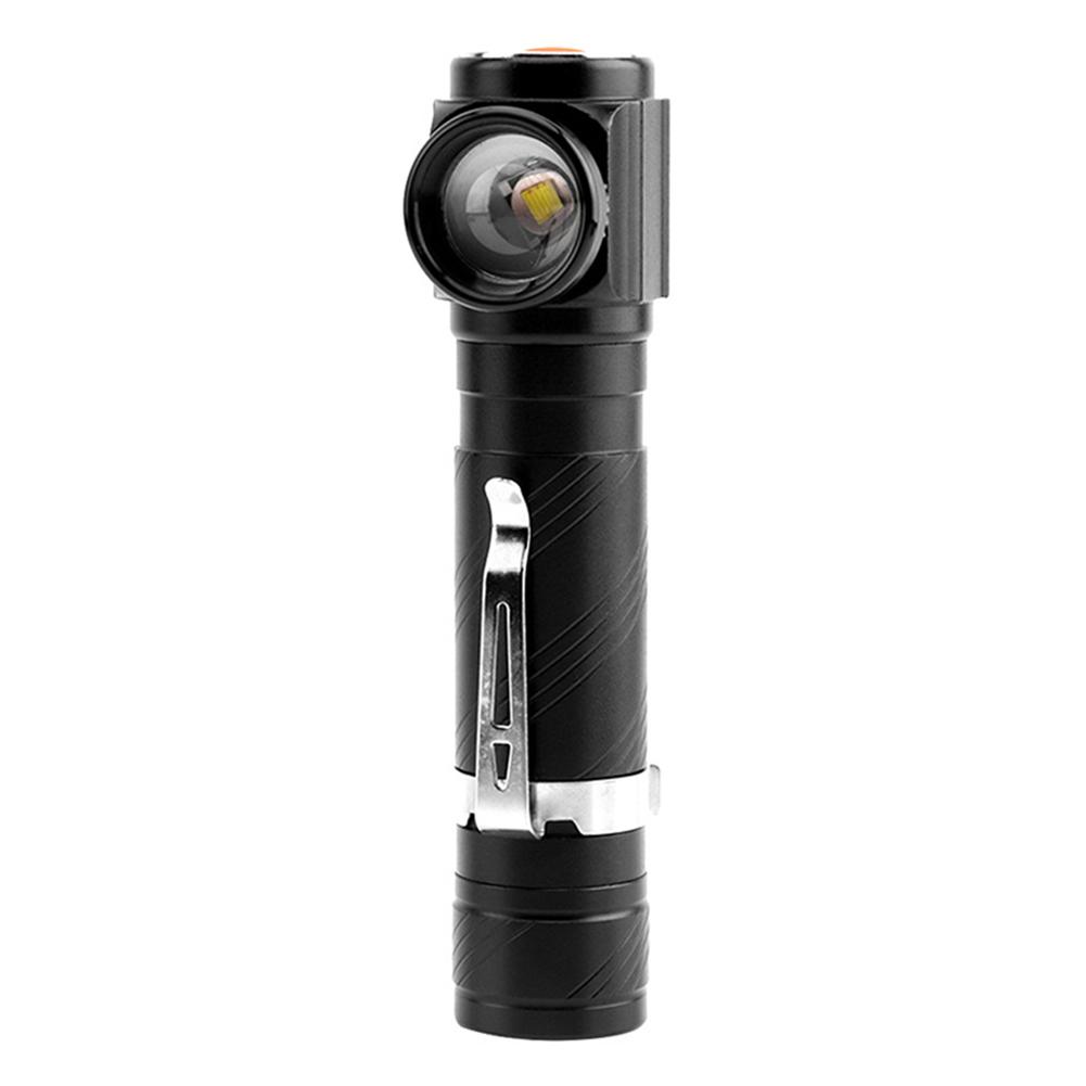 

4 Mode USB Charging Head LED Telescopic Zoom Magnetic Head Torch, 501 Original