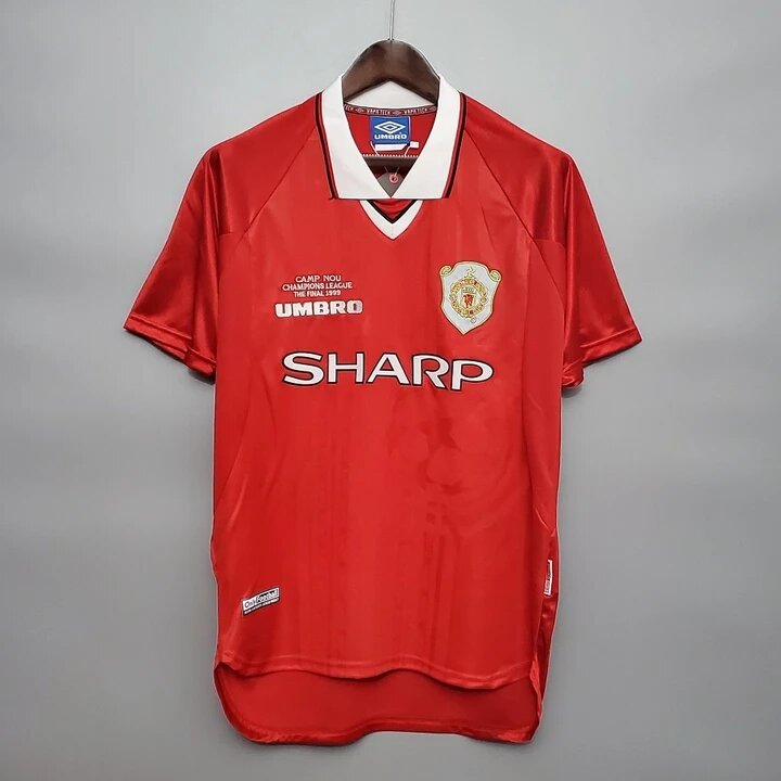 Manchester United Maillot Rétro 1999 Maillot De Fou, site maillot de foot pas cher