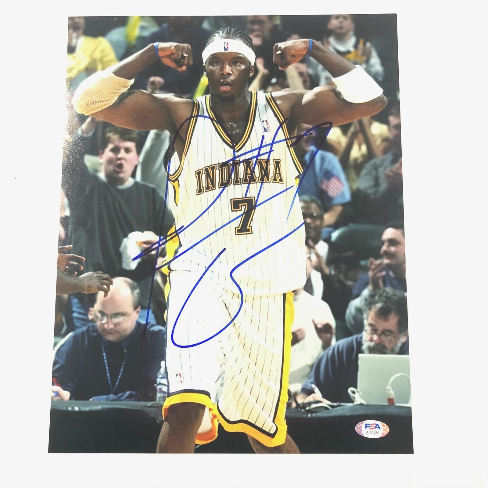 Jermaine O'Neal Signed 8x10 Photo Poster painting PSA/DNA Indiana Pacers Autographed