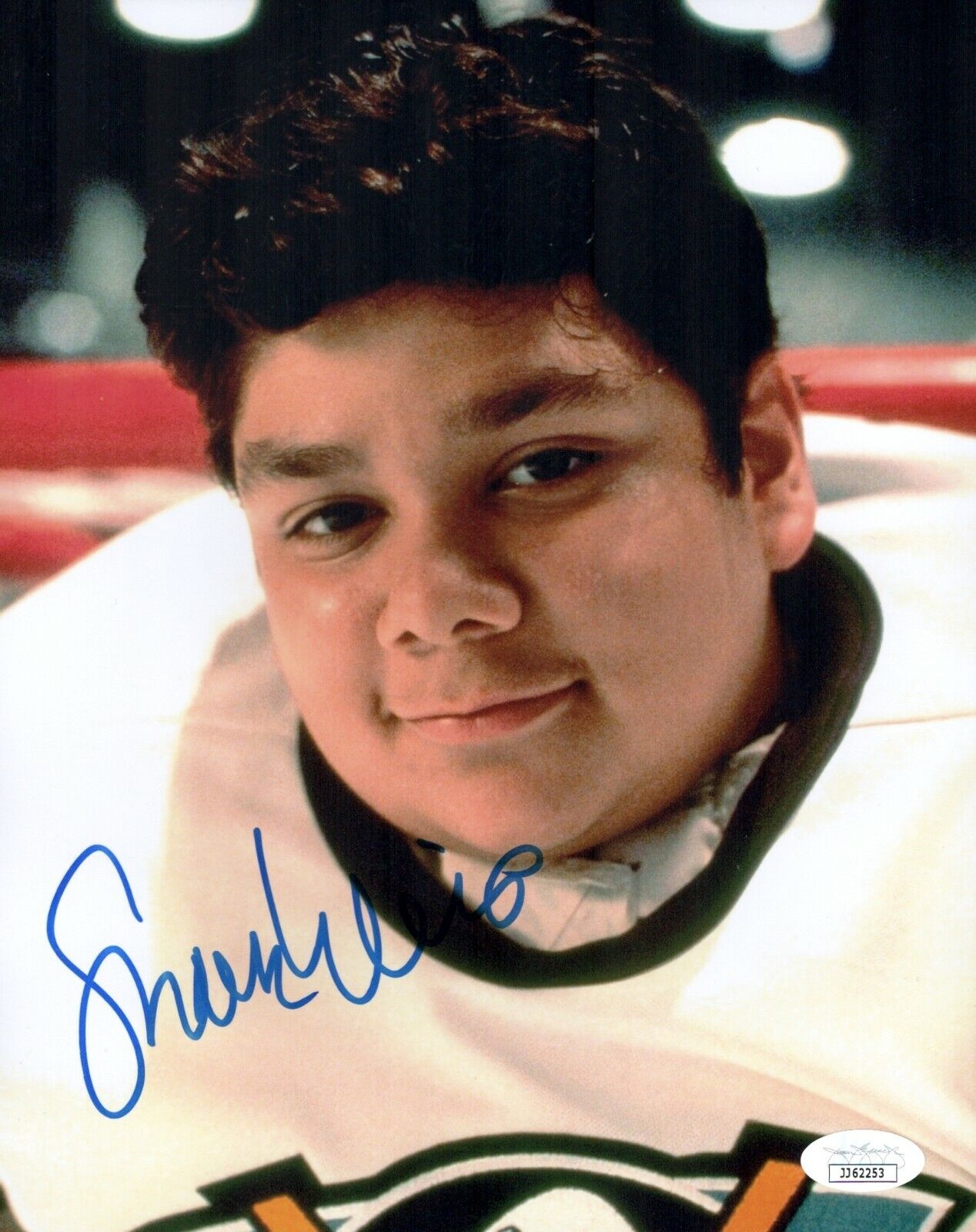 SHAUN WEISS Signed 8x10 Photo Poster painting Greg Goldberg The Mighty Ducks #33 COA JSA Cert