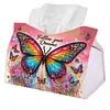 Butterflys Diamond Painting Tissue Box Cover DIY Desk Organizer