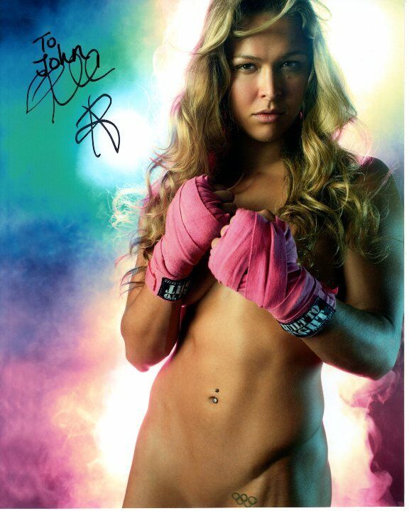 RONDA ROUSEY Autographed Signed UFC MMA Photo Poster paintinggraph - To John